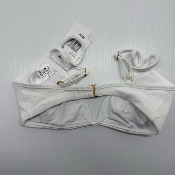 L Space Women's White Wired Front Helena Bikini Top Size XS - Picture 8 of 9